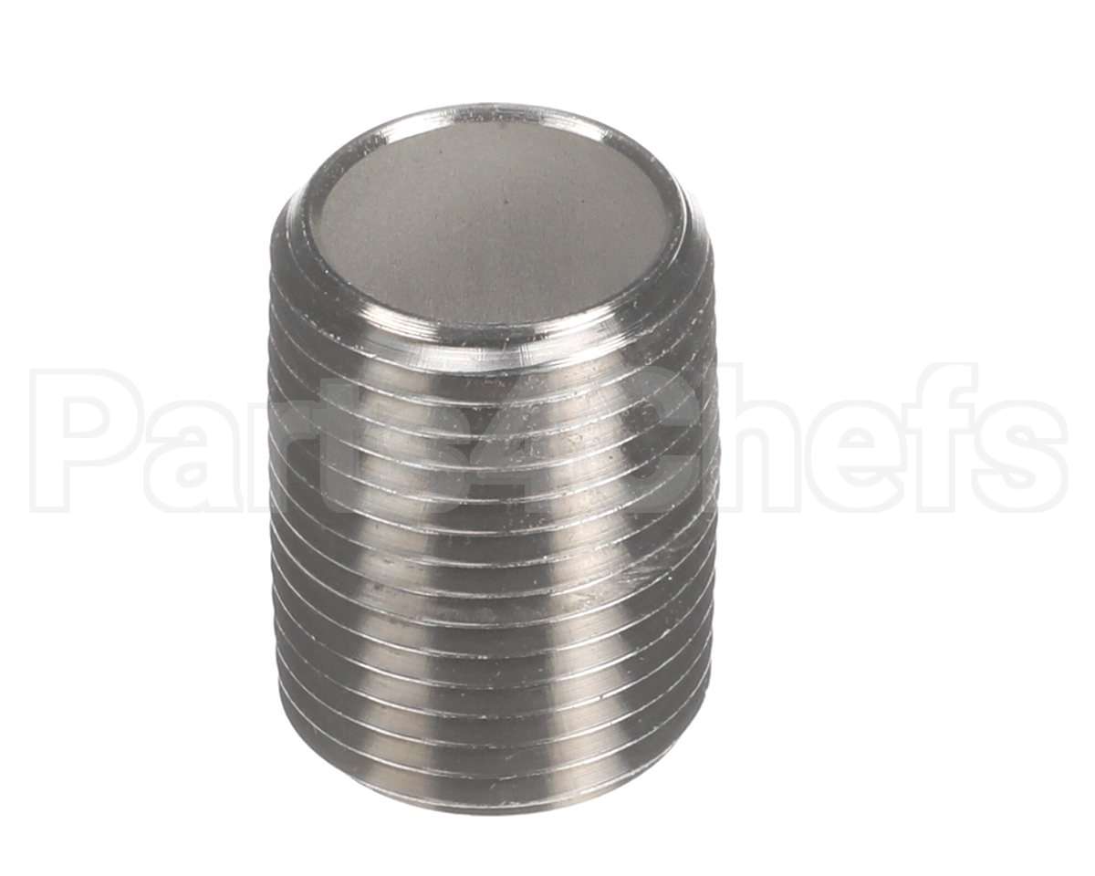 8130900 Frymaster Nipple, 1/2 X Close Npt S/S