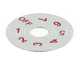 82-0141 Beverage Air Dial Plate - Thermostat
