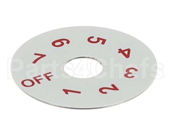 82-0141 Beverage Air Dial Plate - Thermostat