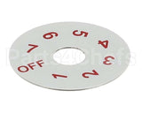 82-0141 Beverage Air Dial Plate - Thermostat