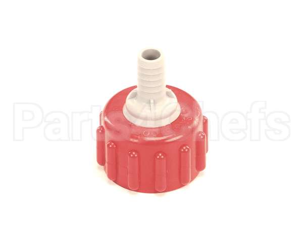 82-3989 Lancer Bib,Connector,Plastic,3/8,Red
