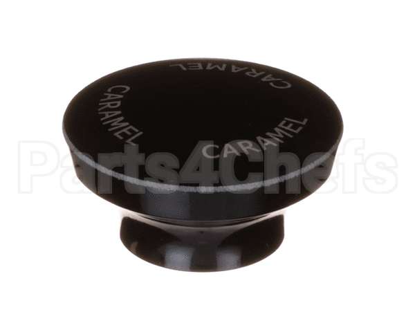 82023-024 Server Black Knob, Engraved Caramel