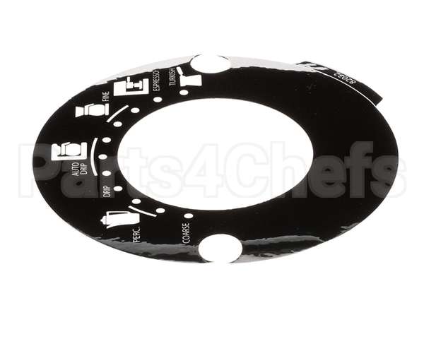 82032 Grindmaster Cecilware Decal, Grnd Sel 875 Blk