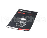 83162 Grindmaster Cecilware Decal, 250 Frnt