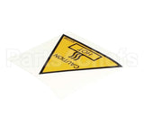83370-2 Henny Penny Label-Caution Hot, Ul, Mylar