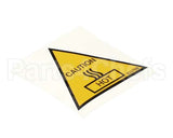 83370-2 Henny Penny Label-Caution Hot, Ul, Mylar