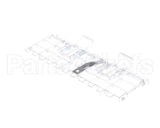 837513B Vollrath Shelf-Lvr/Baffle 12" Straw-Clr