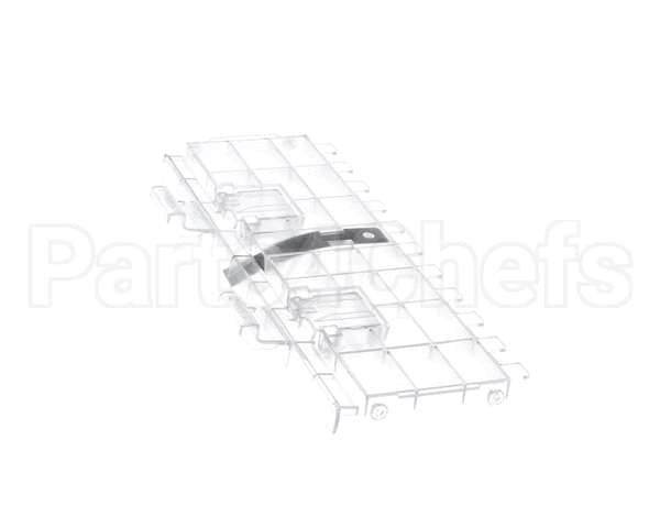 837513B Vollrath Shelf-Lvr/Baffle 12" Straw-Clr