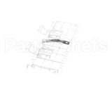 837513B Vollrath Shelf-Lvr/Baffle 12" Straw-Clr