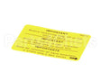 85372 Grindmaster Cecilware Decal, 875 Flip To Clean Out