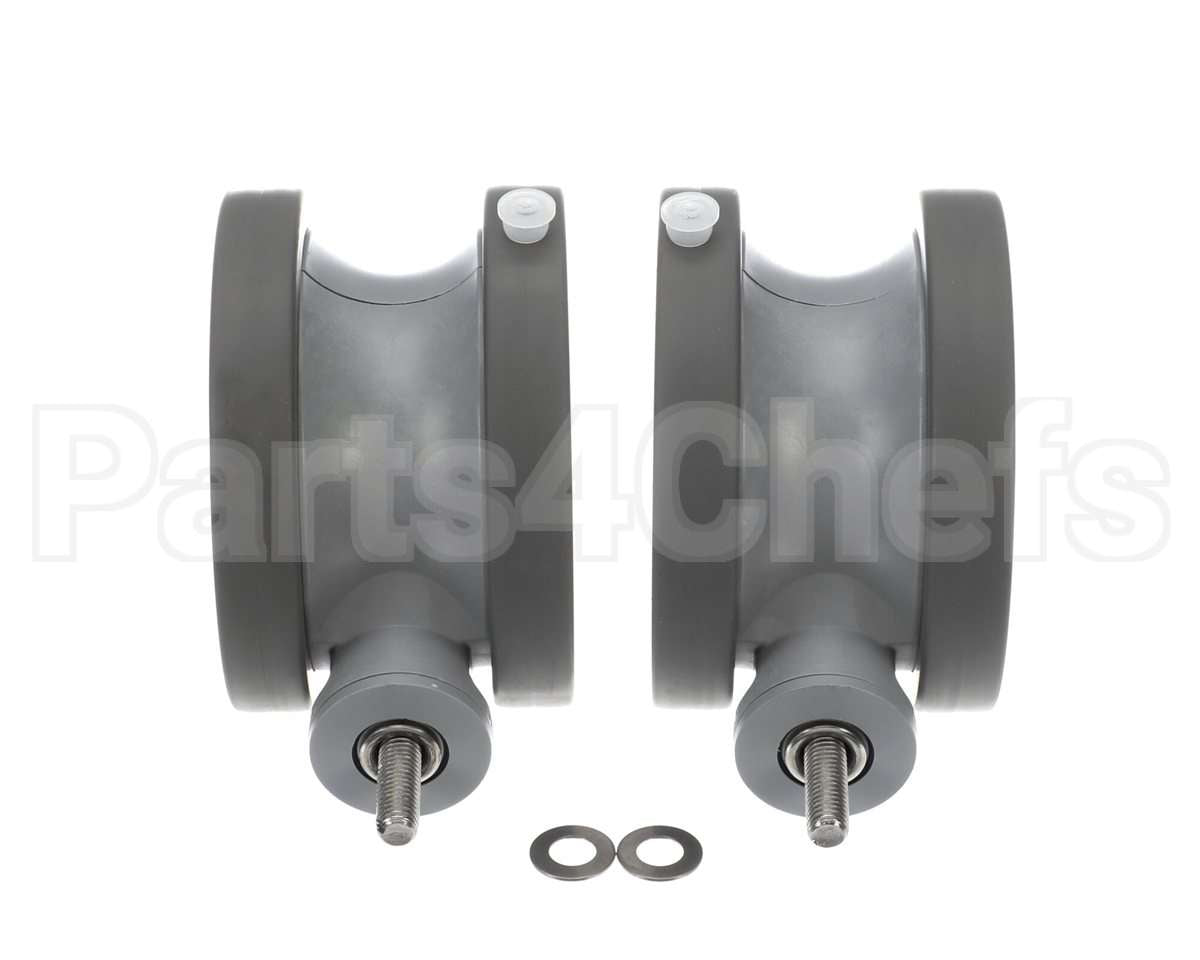 87.01.933S Rational Caster Set (2Ea) W/O Brake 125Mm