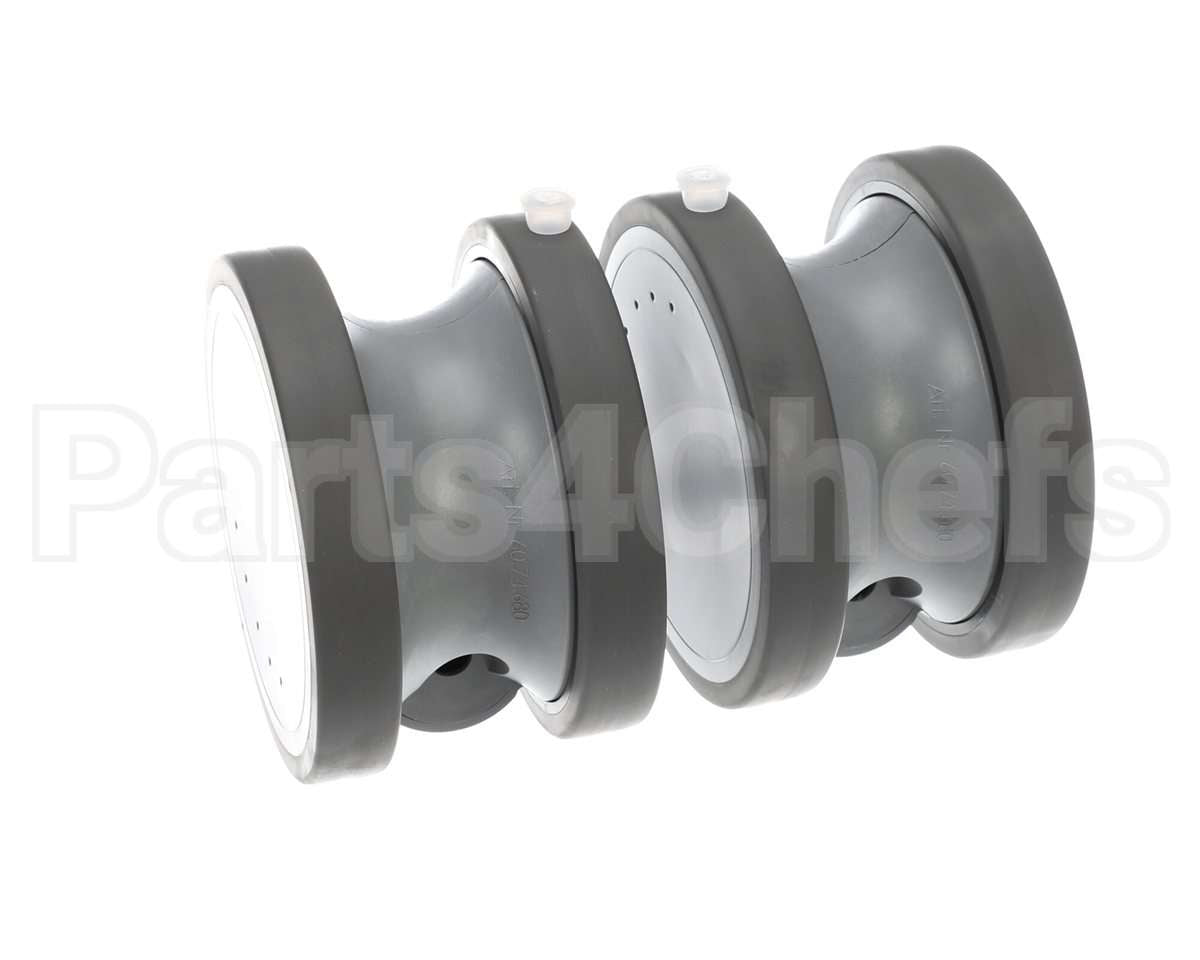 87.01.933S Rational Caster Set (2Ea) W/O Brake 125Mm