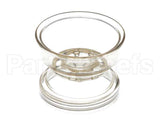 87096 Server Spreader Wide Drop Amber