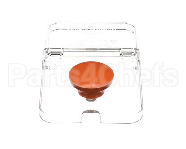 87257 Server Lid, Plstc, 1/9 Size, Orange Knob