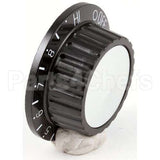 8730710 Compatible Apw Black Knob W/Insert Kfc-Hps