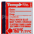 8751 Compatible Taylor Thermometer Label, Temperature, 160F