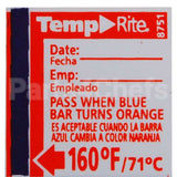 8751 Compatible Taylor Thermometer Label, Temperature, 160F