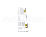 88540 Henny Penny Label-Pwr/Pmp/Mlt, Kfc, Fre