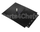 88704B Grindmaster Cecilware Lid, Bi-Fold Hinged, Black, 81