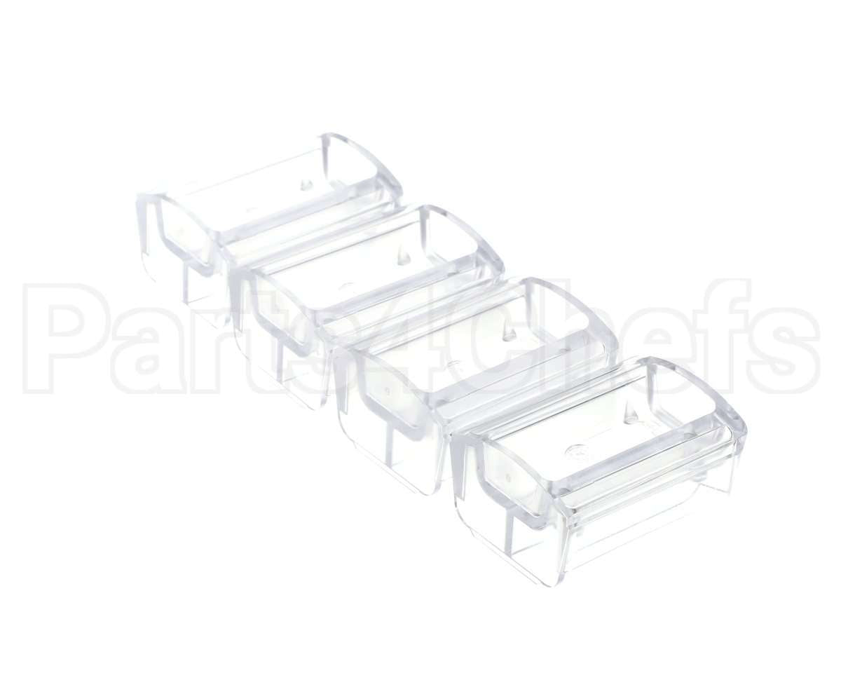 88729 Server Portion Tray, .54 Fl Oz Clr, 4 Pack