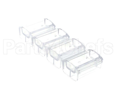 88729 Server Portion Tray, .54 Fl Oz Clr, 4 Pack