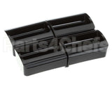 88732 Server Portion Tray, .45 Fl Oz Blk, 4 Pack