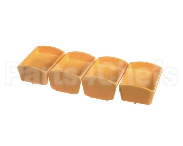 88845 Server Portion Tray, .82 Fl Oz Yel, 4 Pack