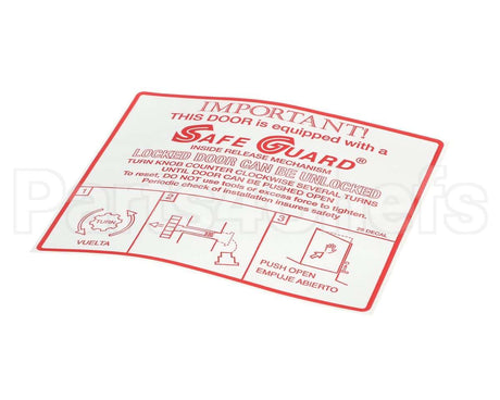 90028DECAL Kason Decal- Safeguard Mech