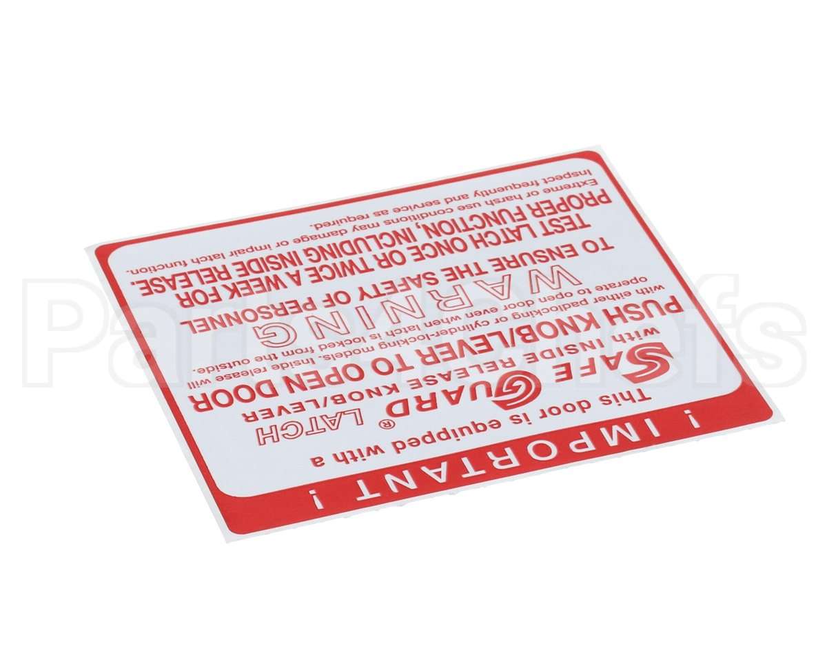 90055DECAL Kason Safeguard Decal