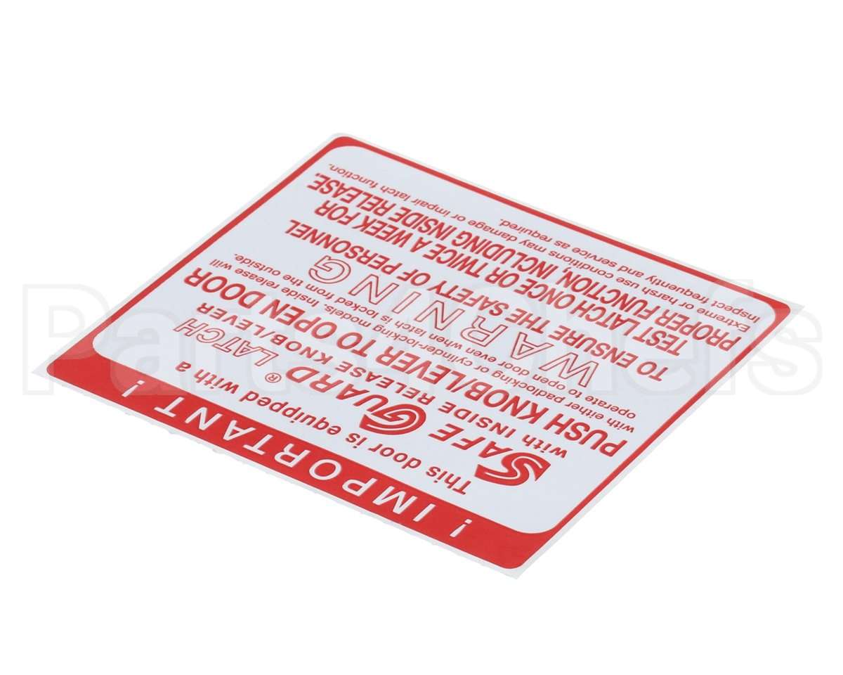 90055DECAL Kason Safeguard Decal