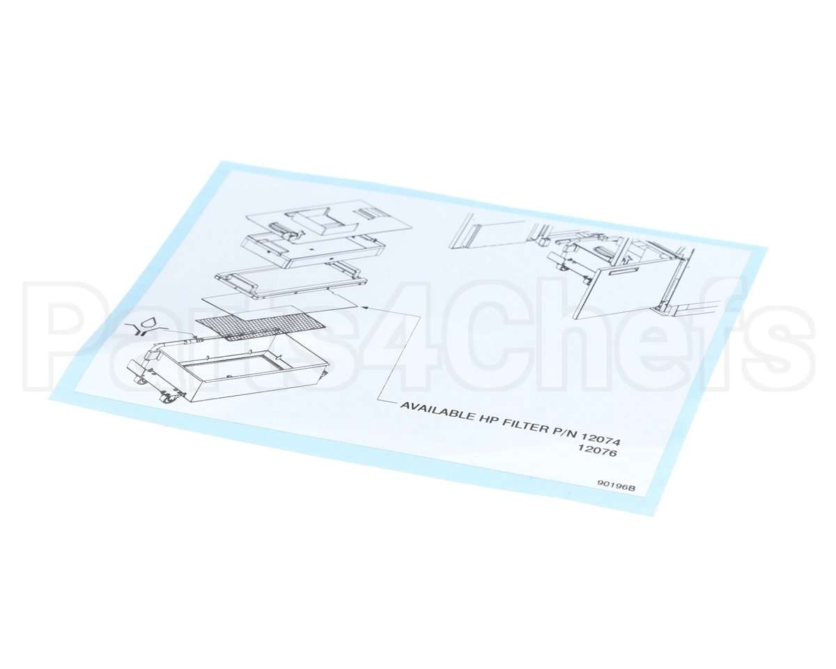 90196 Henny Penny Label-Replacement Filter