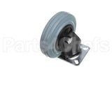 9040489 Fri-Jado Swivel Caster Black Fork Tire Size 125X3