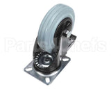 9040497 Fri-Jado Swivel Caster With Brake Black Fork Tire