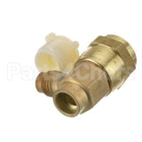 9091001-04 Ice O Matic Coupling Half W/ Valve 3/8