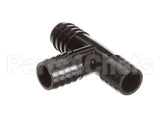 9091024-01 Ice O Matic Tee Barbed Plastic 5/8