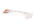 910242 Globe Slicer Warning Label Nsf8