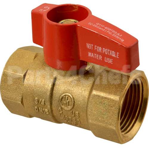 92-4242 Compatible Dormont Valve, Gas Shutoff 3/4"Np T