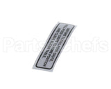 920196 Globe Carriage Tilt Label