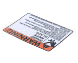 920200 Globe Warning Label - Large