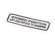 920216 Globe Sharpener Label