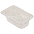 92CW-135 Compatible Cambro Pan Poly Ninth X 2 -135 Clear