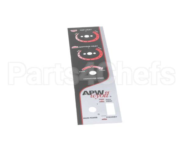 93310070 Apw Wyott Label, Bt15 Control