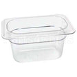 94CW Compatible Cambro Pan Poly Ninth X 4 -135 Clear Qd