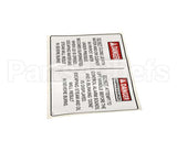 96618 Henny Penny Operation Hazard Label