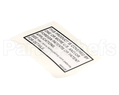 96952 Henny Penny Label-Patent, General