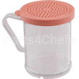 96SKRM(135) Compatible Cambro Shaker W/Med Lid -135 10 Oz Clear