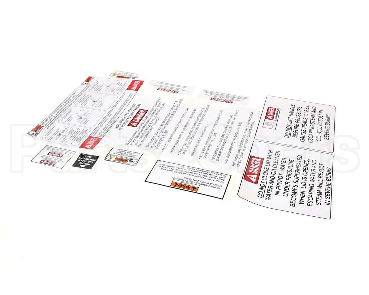 97347 Henny Penny Pfe 590 Label Kit
