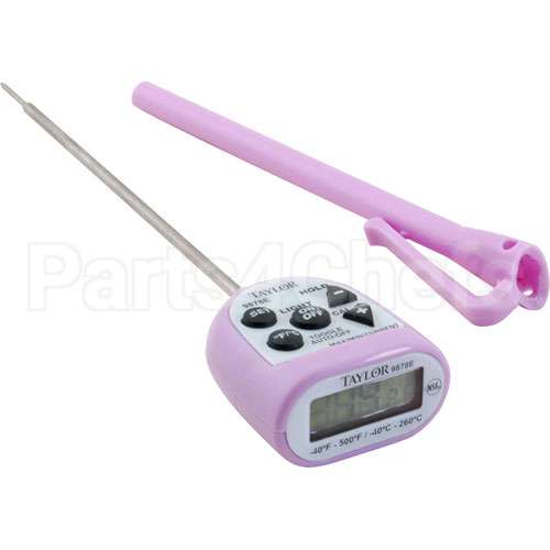 9878EPR Compatible Taylor Thermometer Thermometer, Digital, Allergen