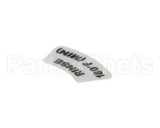 9905-002-97-62 Jackson Decal, Rinse 180F (Min)