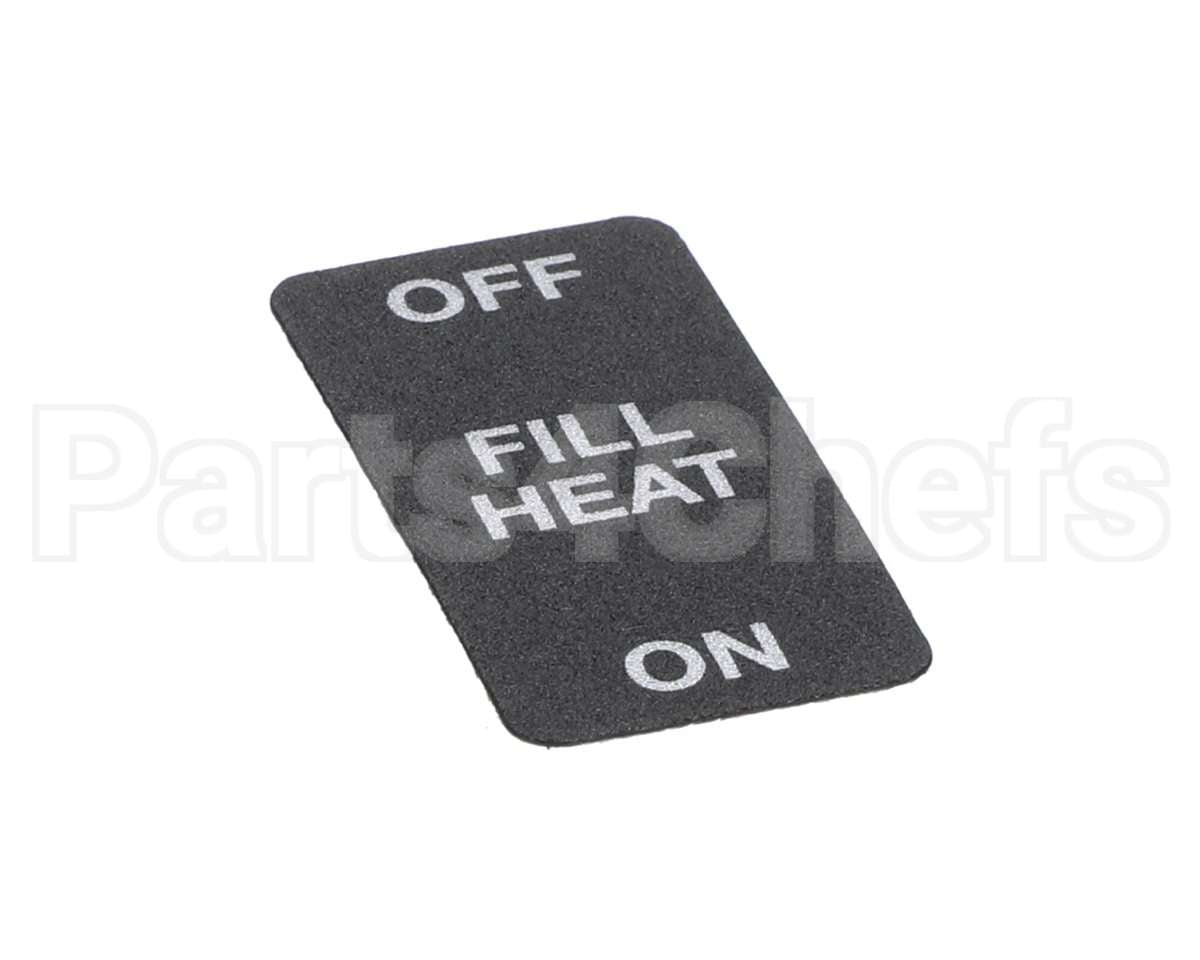9905-011-61-70 Jackson Decal Off/Fill/On